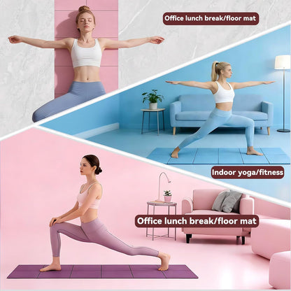 Foldable Yoga Mat Thick Non-Slip Exercise Mat