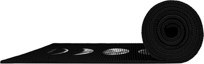 Pismo Yoga Mat w/Nylon Strap for Men & Women - Non Slip Exercise Mat for Yoga, Pilates, Stretching, Floor & Fitness Workouts, .5mm Thick, Easy to Clean