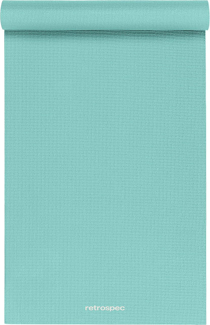 Pismo Yoga Mat w/Nylon Strap for Men & Women - Non Slip Exercise Mat for Yoga, Pilates, Stretching, Floor & Fitness Workouts, .5mm Thick, Easy to Clean