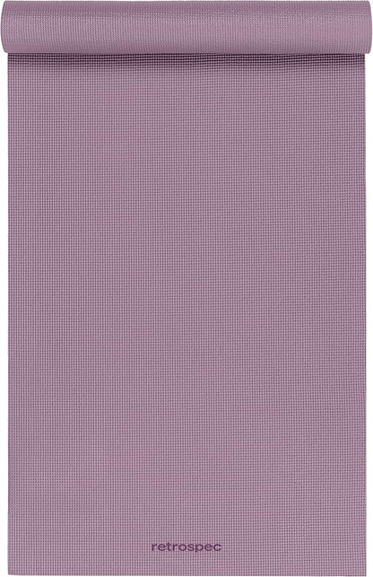 Pismo Yoga Mat w/Nylon Strap for Men & Women - Non Slip Exercise Mat for Yoga, Pilates, Stretching, Floor & Fitness Workouts, .5mm Thick, Easy to Clean