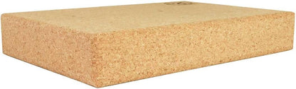 Cork Yoga Block | 30.5cm x 20.5cm x 5cm | Eco Friendly Yoga Block | Non Slip Cork Brick for Yoga, Pilates, Training and Home Workouts | Provides Support for Various Yoga Poses