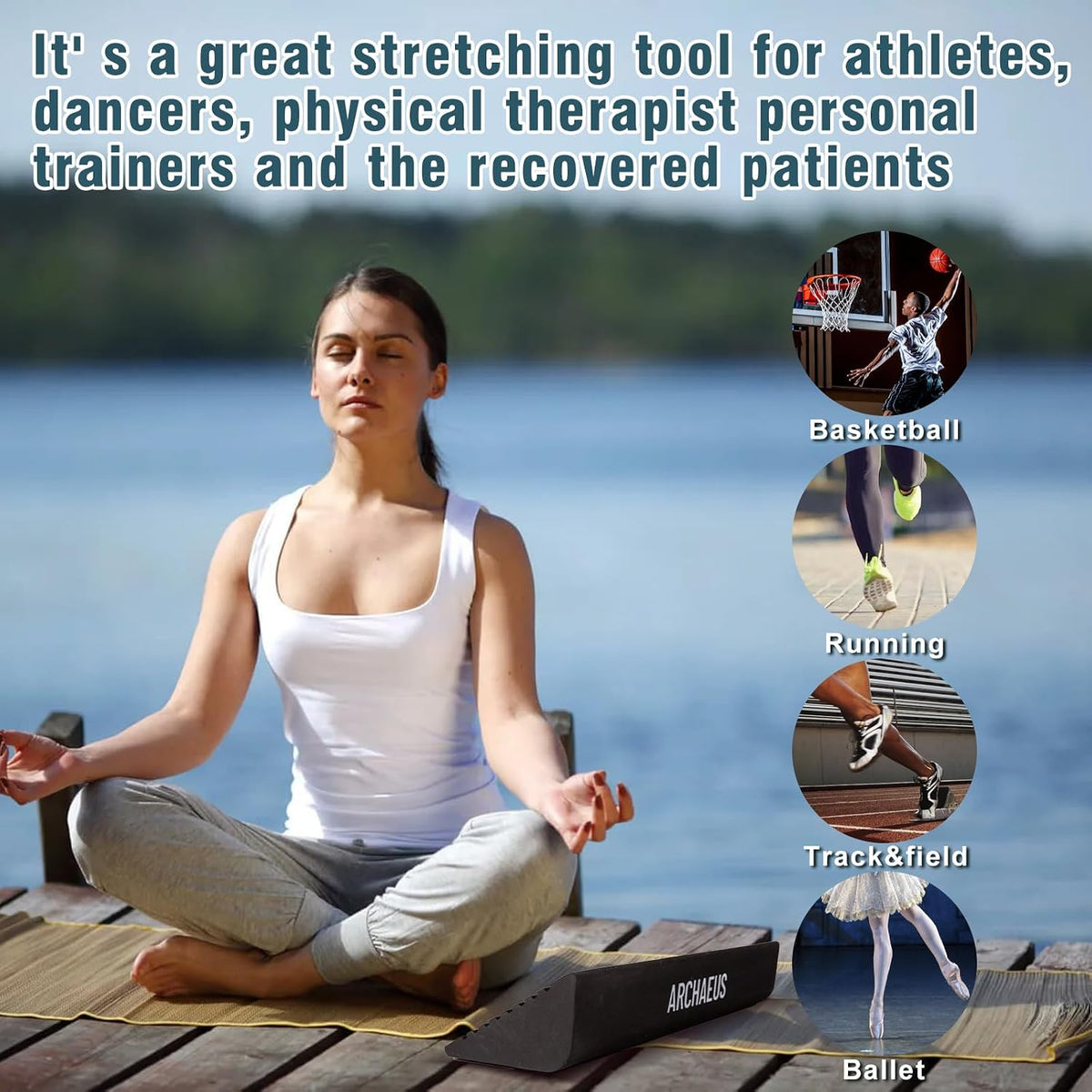 Ankle Balance Boards,Ankle Strengthener,Calf Stretcher,Achilles Stretcher,Slant Board for Calf Stretching,Calf Stretcher for Physical Therapy Equipment Plantar Fasciitis,Achilles Tendonitis