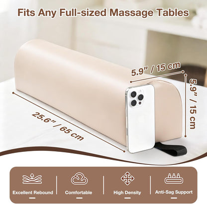 Knee Wedge Pillow for Legs, Under Knee Elevated Pillow for Sleeping on Back