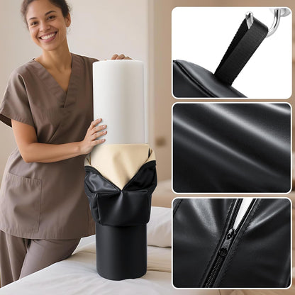 Knee Wedge Pillow for Legs, Under Knee Elevated Pillow for Sleeping on Back