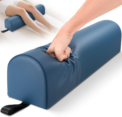 Knee Wedge Pillow for Legs, Under Knee Elevated Pillow for Sleeping on Back