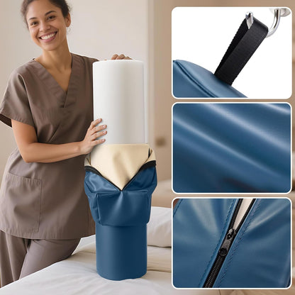 Knee Wedge Pillow for Legs, Under Knee Elevated Pillow for Sleeping on Back