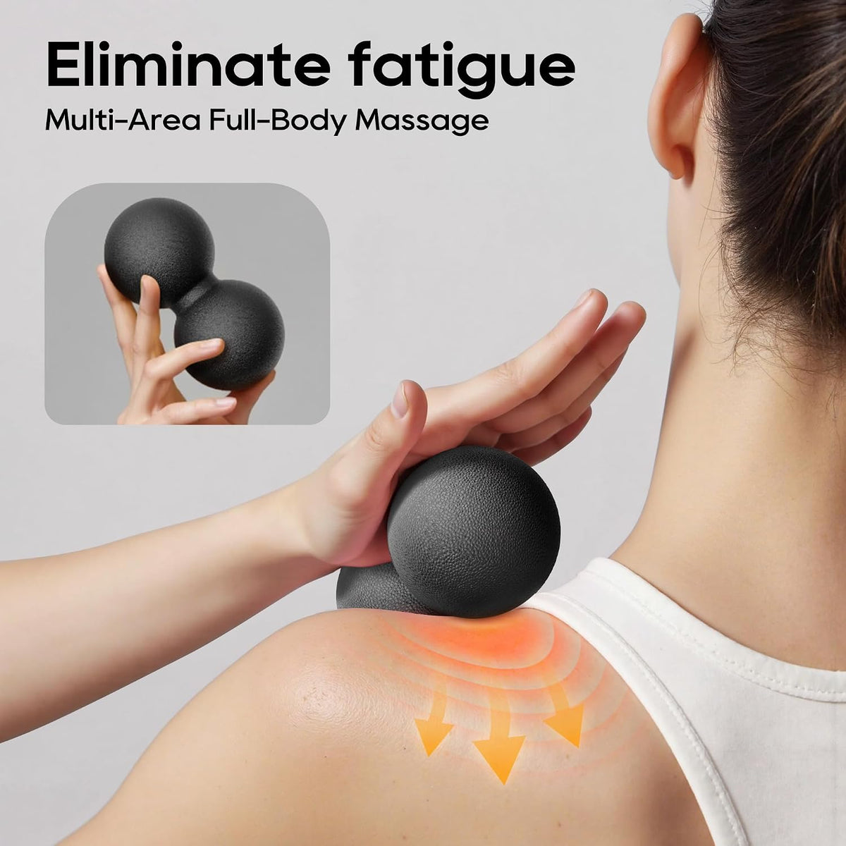 Peanut Massage Ball for Myofascial Release & Plantar Fasciitis Pain Relief