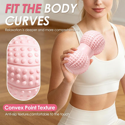 Peanut Massage Ball for Myofascial Release & Plantar Fasciitis Pain Relief