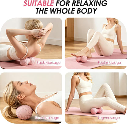 Peanut Massage Ball for Myofascial Release & Plantar Fasciitis Pain Relief