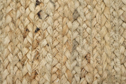Kilim Area Rug 2x3 Flatweave Hand Braided Jute Offwhite Beige Design Handmade Boho Thick 0.27" Geometric Pattern Carpet Sisal Jute Rug Indoor Outdoor Use Rugs for Bedside, Kitchen, Yoga Mat - Colors B