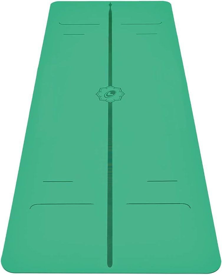 Evolve Yoga Mat - Patented Alignment Design, Advanced Non-Slip Grip | Eco-friendly, Non-Toxic, Sweat-Resistant, long, wide, 4.2mm thick mat for comfort, recommended for Hot Yoga, Free Yoga Bag