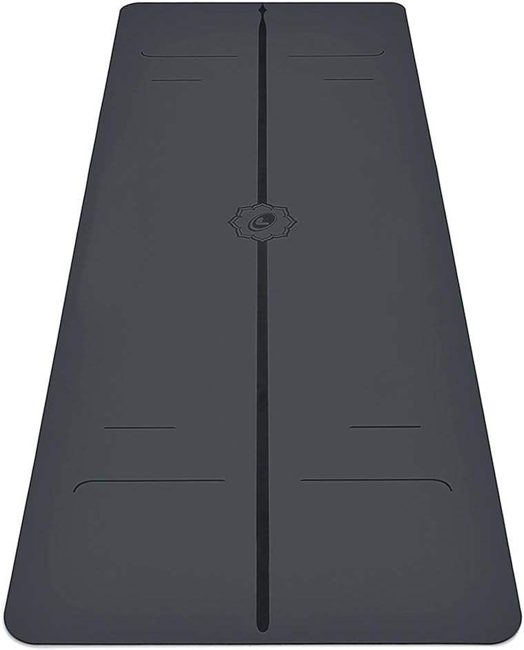 Evolve Yoga Mat - Patented Alignment Design, Advanced Non-Slip Grip | Eco-friendly, Non-Toxic, Sweat-Resistant, long, wide, 4.2mm thick mat for comfort, recommended for Hot Yoga, Free Yoga Bag