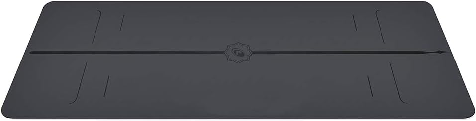 Evolve Yoga Mat - Patented Alignment Design, Advanced Non-Slip Grip | Eco-friendly, Non-Toxic, Sweat-Resistant, long, wide, 4.2mm thick mat for comfort, recommended for Hot Yoga, Free Yoga Bag