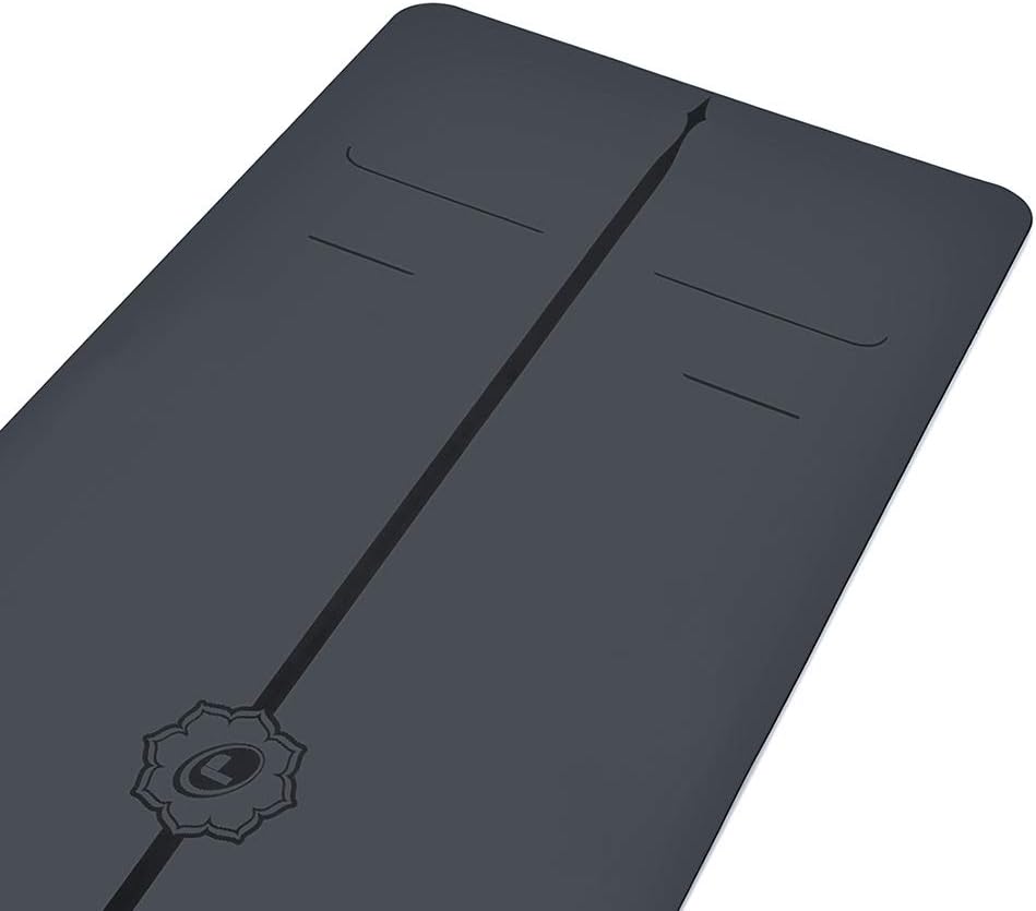 Evolve Yoga Mat - Patented Alignment Design, Advanced Non-Slip Grip | Eco-friendly, Non-Toxic, Sweat-Resistant, long, wide, 4.2mm thick mat for comfort, recommended for Hot Yoga, Free Yoga Bag