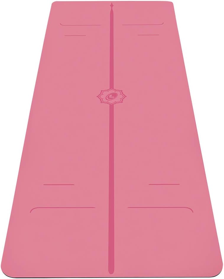 Evolve Yoga Mat - Patented Alignment Design, Advanced Non-Slip Grip | Eco-friendly, Non-Toxic, Sweat-Resistant, long, wide, 4.2mm thick mat for comfort, recommended for Hot Yoga, Free Yoga Bag