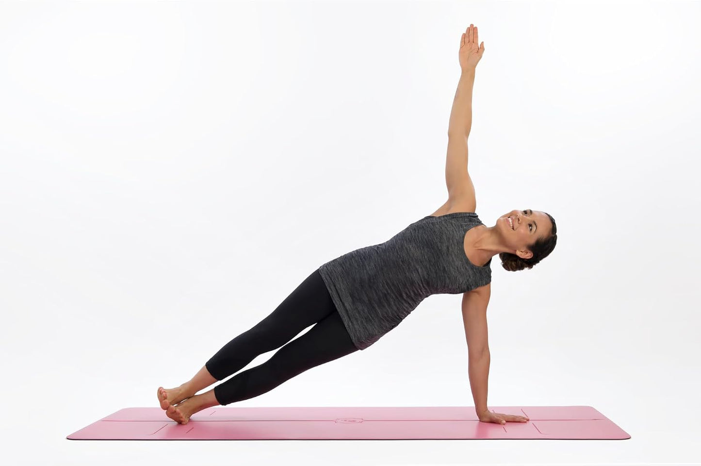 Evolve Yoga Mat - Patented Alignment Design, Advanced Non-Slip Grip | Eco-friendly, Non-Toxic, Sweat-Resistant, long, wide, 4.2mm thick mat for comfort, recommended for Hot Yoga, Free Yoga Bag