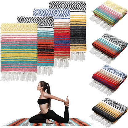 Large Mexican Yoga Blanket