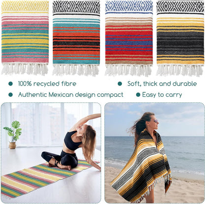 Large Mexican Yoga Blanket