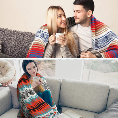 Large Mexican Yoga Blanket