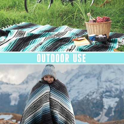 Large Mexican Yoga Blanket