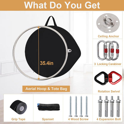 Aerial Hoop, Lyra Hoop, Aerial Lyra Hoop Kit