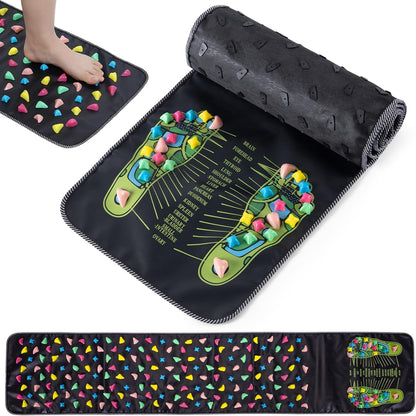 Foot Massage Mat, Reflexology Acupressure Mat Relieve Foot Fatigue