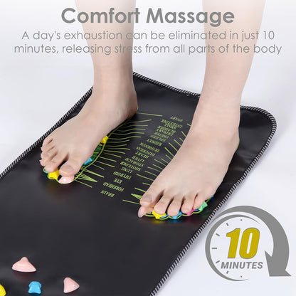 Foot Massage Mat, Reflexology Acupressure Mat Relieve Foot Fatigue