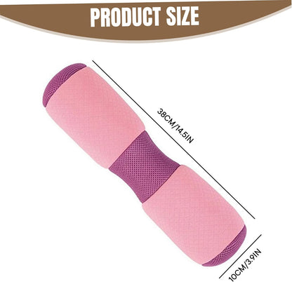 Yoga Bolster Pillow Yoga Bolster for Restorative Pillow Round Slow Rebound 15x4" Hips and Neck & Health Care Soft Comfortable Stick for Bed Legs Back and.