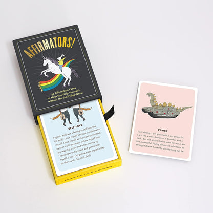 Affirmators! Original: 50 Affirmation Cards Deck For You Help Yourself without The Self-Helpy-Ness (50 Cards)