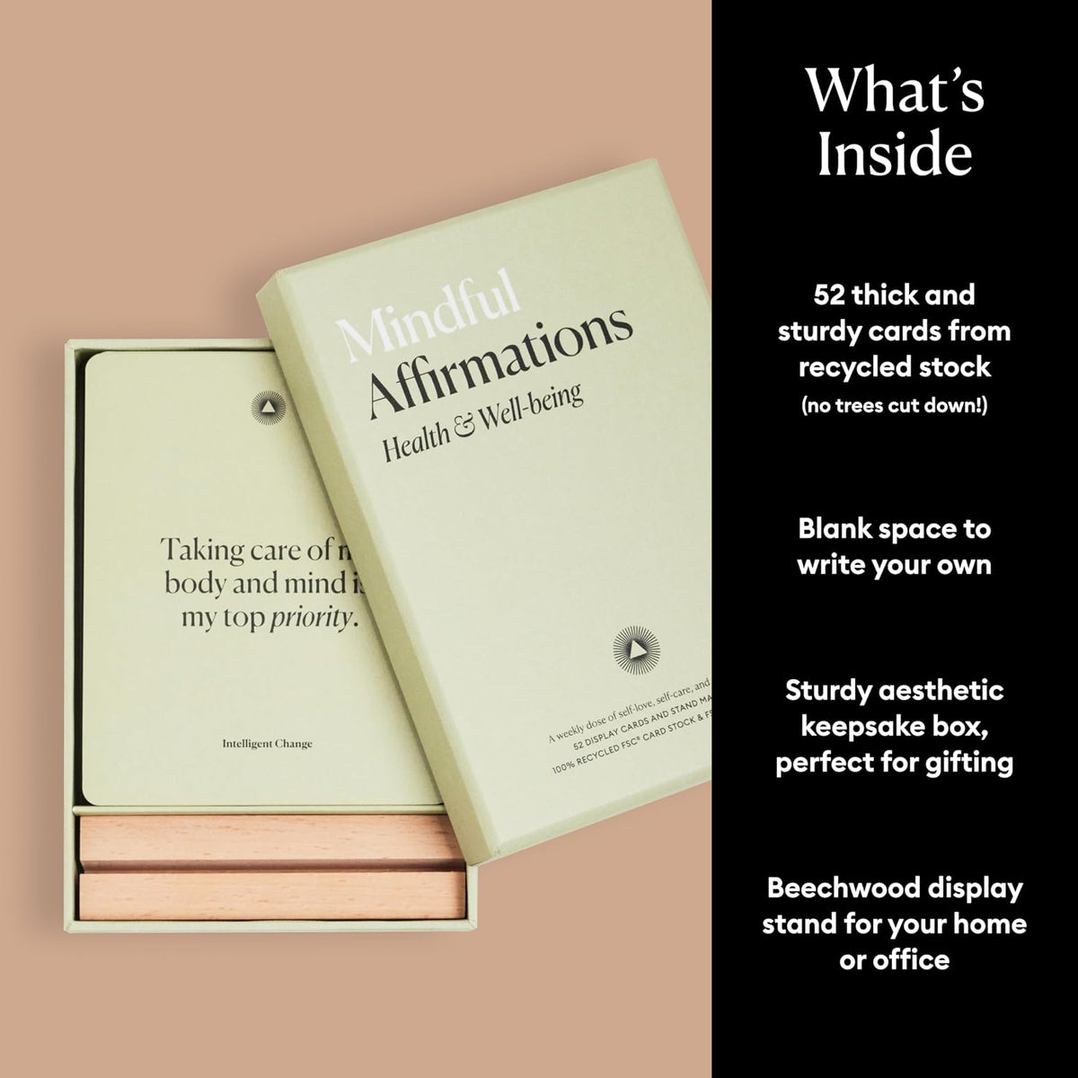 Mindful Affirmation Cards for Health and Wellbeing