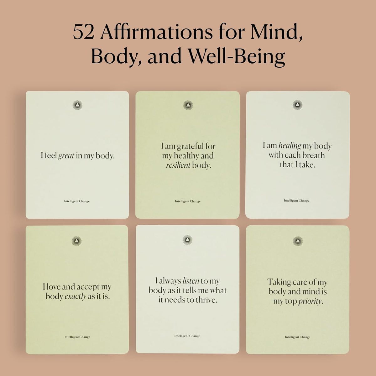 Mindful Affirmation Cards for Health and Wellbeing