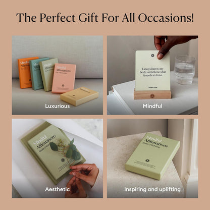 Mindful Affirmation Cards for Health and Wellbeing