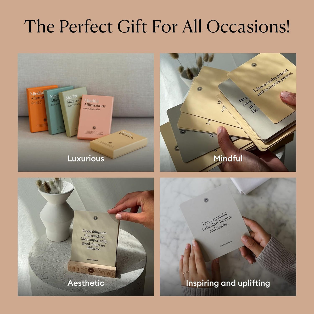 Mindful Affirmation Cards for Health and Wellbeing