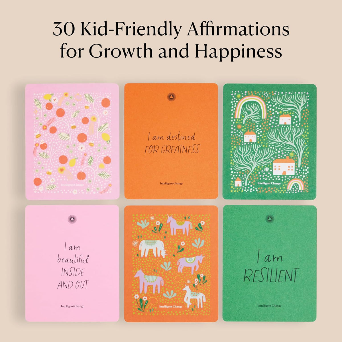 Mindful Affirmation Cards for Health and Wellbeing