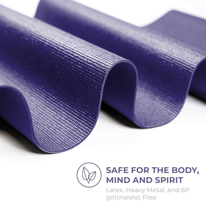 Voyage 5mm Studio Yoga Mats, 10 Pack, 72x24in