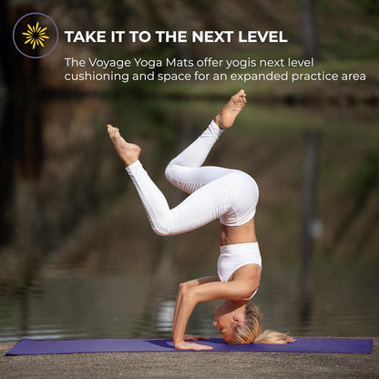 Voyage 5mm Studio Yoga Mats, 10 Pack, 72x24in