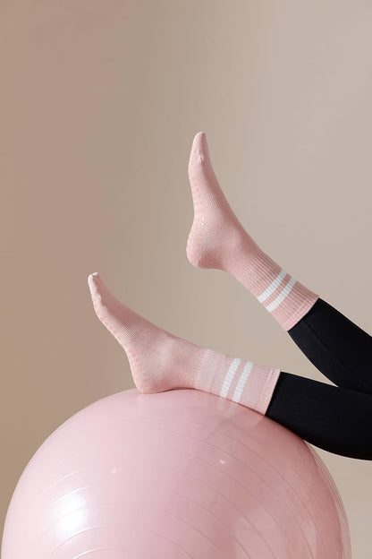 Non Slip Yoga Grip Pilates Socks for Women and Men Anti Slipper Grippy Socks for Ballet, Hospital, Dance