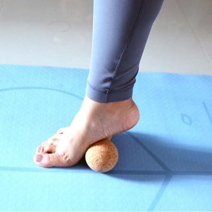 Cork Massage Balls for Fascia Release After Exercise, Yoga,Trigger Point Therapy, Relax Muscles, and Relieve Stress,Set of 2 Classic 2.4 Inch Cork Massage Balls