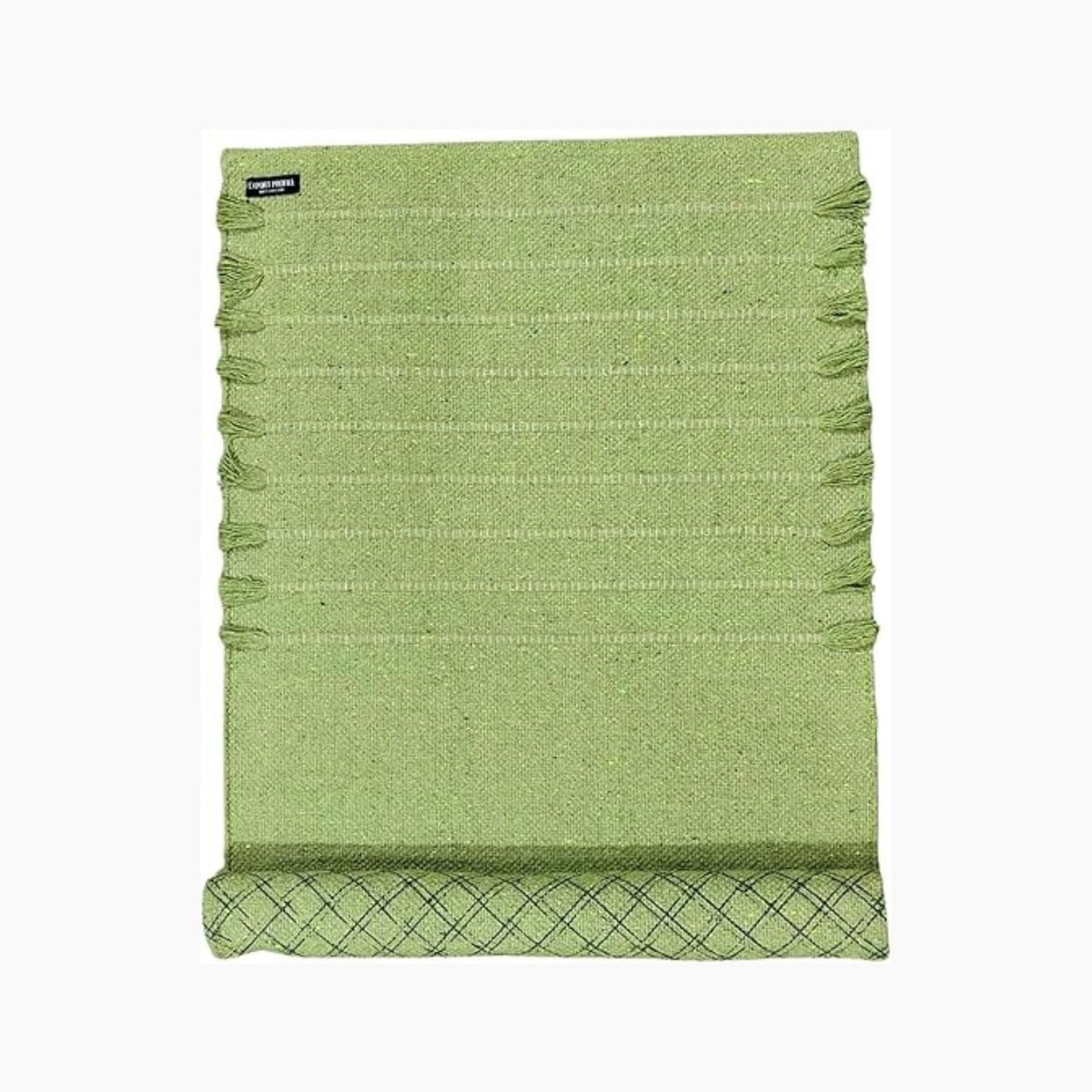 Indian Handmade100 % Organic Anti Skid Multi Colour Cotton Yoga Mat - Eco-Friendly Hand-Woven Rug - Non-Slip & Thick (24”x72”x5mm) for Hot yoga & Everyday Fitness at Home - Comfortable & Foldable Extra-Long Mat