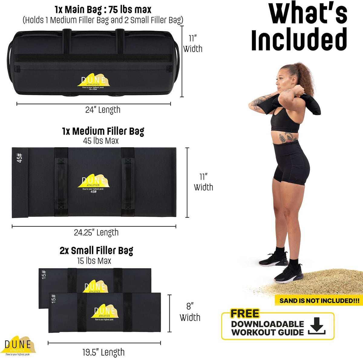 Sandbags for Working Out, Workout Sandbag Unfilled