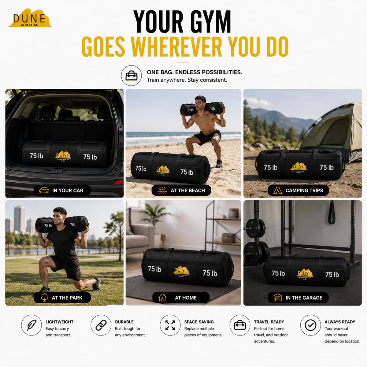Sandbags for Working Out, Workout Sandbag Unfilled