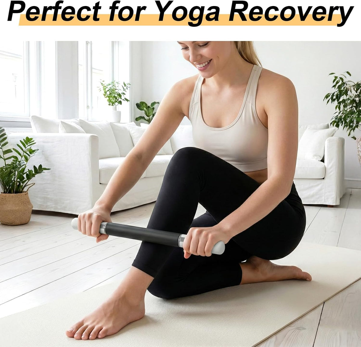 ZanLLW Foam Roller, Massage Roller, Muscle Roller Stick, Neck Massager for Muscles Relief, Therapy Roller Stick for Legs, Calf, Thigh, Lipo, Massage Rolling Pin, Help Sore Muscle Recovery