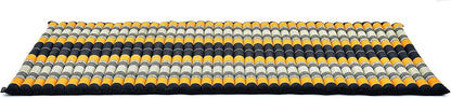 Kapok Roll Mat – Handcrafted Folding Sleep & Relaxation Mattress from Thailand, Ideal as Guest Bed, Camping Mat, Yoga Mat or Traditional Futon, 75 x 39 inches, Orange Red