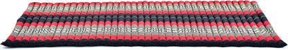 Kapok Roll Mat – Handcrafted Folding Sleep & Relaxation Mattress from Thailand, Ideal as Guest Bed, Camping Mat, Yoga Mat or Traditional Futon, 75 x 39 inches, Orange Red