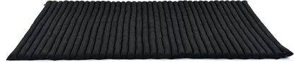 Kapok Roll Mat – Handcrafted Folding Sleep & Relaxation Mattress from Thailand, Ideal as Guest Bed, Camping Mat, Yoga Mat or Traditional Futon, 75 x 39 inches, Orange Red
