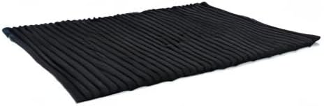 Kapok Roll Mat – Handcrafted Folding Sleep & Relaxation Mattress from Thailand, Ideal as Guest Bed, Camping Mat, Yoga Mat or Traditional Futon, 75 x 39 inches, Orange Red
