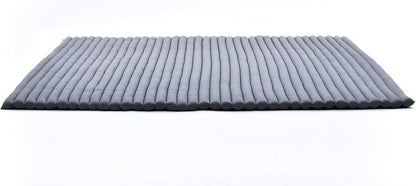 Kapok Roll Mat – Handcrafted Folding Sleep & Relaxation Mattress from Thailand, Ideal as Guest Bed, Camping Mat, Yoga Mat or Traditional Futon, 75 x 39 inches, Orange Red