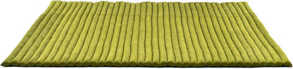 Kapok Roll Mat – Handcrafted Folding Sleep & Relaxation Mattress from Thailand, Ideal as Guest Bed, Camping Mat, Yoga Mat or Traditional Futon, 75 x 39 inches, Orange Red