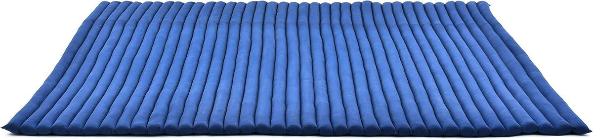 Kapok Roll Mat – Handcrafted Folding Sleep & Relaxation Mattress from Thailand, Ideal as Guest Bed, Camping Mat, Yoga Mat or Traditional Futon, 75 x 39 inches, Orange Red