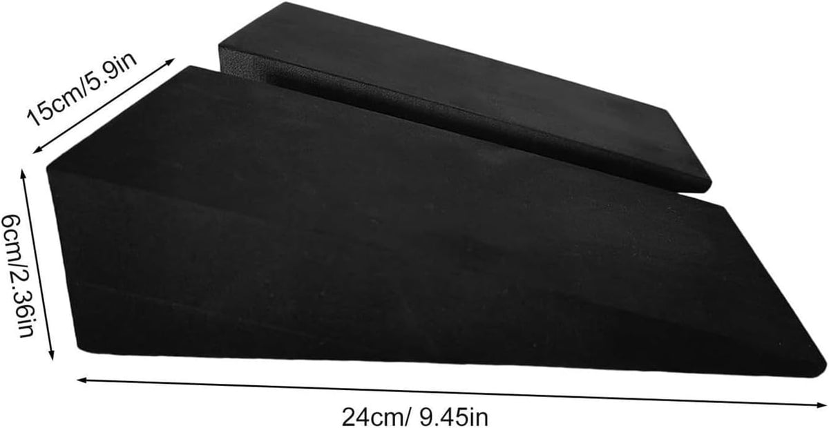 Yoga Foam Wedge, Slant Board for Squats EVA Calf Stretcher for Fitness, Pushup, Weightlifting, Yoga, Knees Over Toes Training (Size : 9x6x3cm)